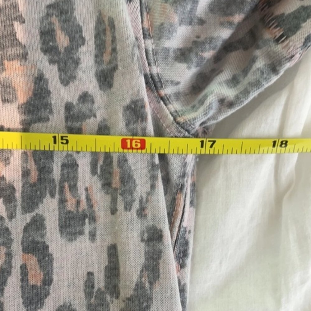 Free People Pink Cheetah Tourist Tee - Picture 11 of 13